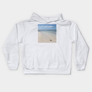 Isla Saona Seashell on Caribbean Beach Kids Hoodie